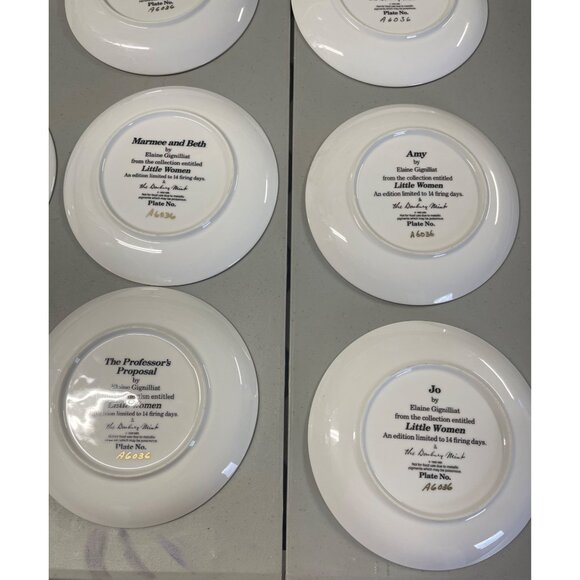 Little Women Danbury Mint Plate Set of 8 A6036 - Picture 5 of 9